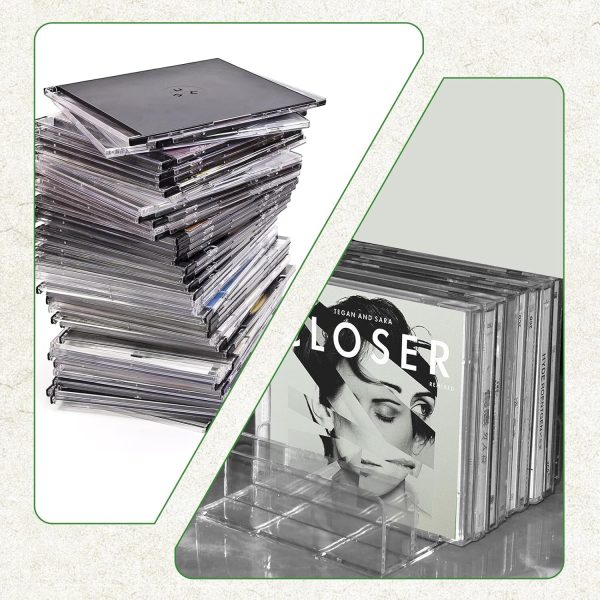 Transparent CD Display Rack by YUYUDEHM Electronics-4