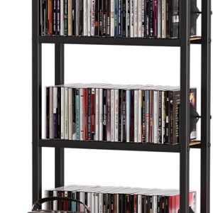 Epouseter Large Capacity CD Storage Rack White-0
