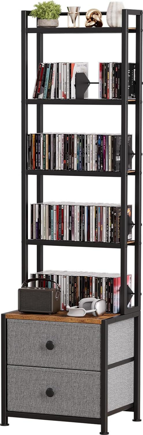 Epouseter Large Capacity CD Storage Rack