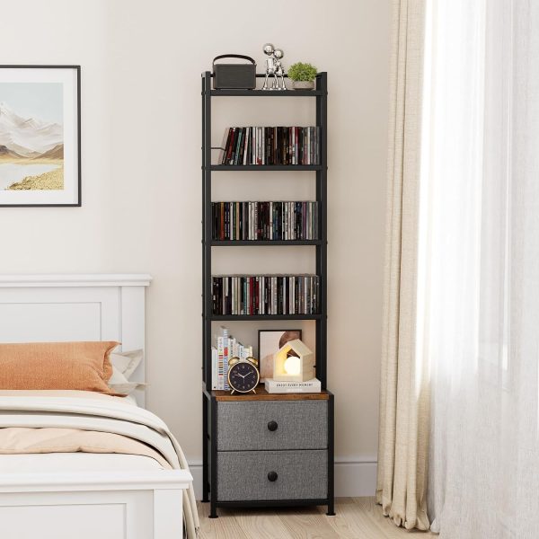Epouseter Large Capacity CD Storage Rack White-6