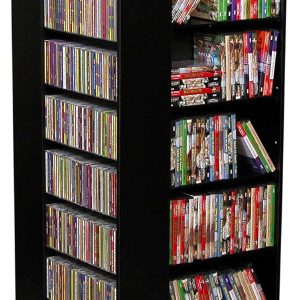 Venture Horizon Black Finish Revolving Media Storage-0