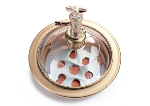 Glass Vacuum Desiccator Jar Deschem 400mm Clear Borosilicate Drying-4