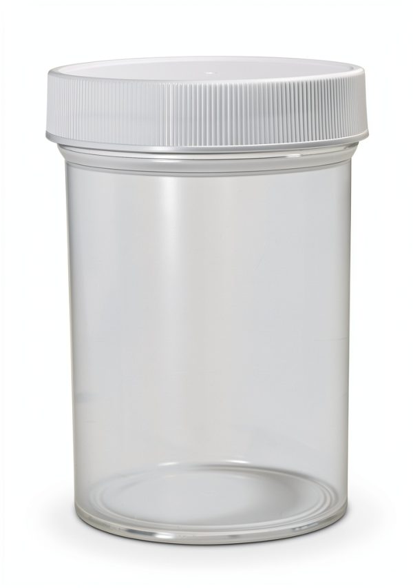 Polypropylene Jar Qorpak PLC-03720 32oz Drying with White Unlined Cap-0