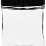 Qorpak Clear Straight Sided Round Jar GLC-01629 4 oz Lab Bottle-0