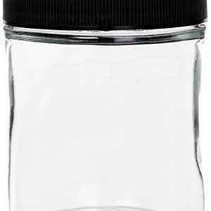 Qorpak Clear Straight Sided Round Jar GLC-01629 4 oz Lab Bottle-0