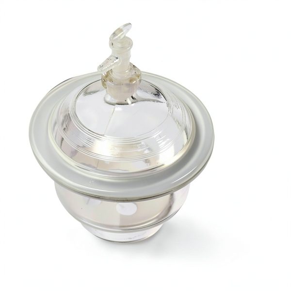 Glass Vacuum Desiccator Jar Deschem 400mm Clear Borosilicate Drying-2