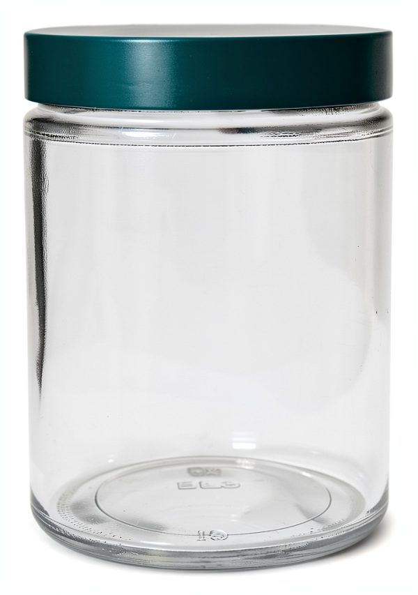 Clear 6 oz Round Jar with Thermo F217 & PTFE Cap – Qorpak GLC-05919-0