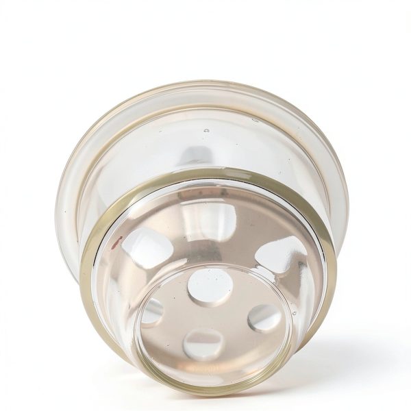 Glass Vacuum Desiccator Jar Deschem 400mm Clear Borosilicate Drying-1