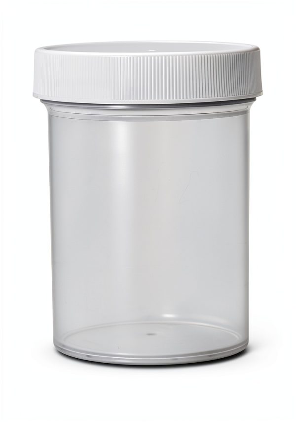 Polypropylene Jar Qorpak PLC-03720 32oz Drying with White Unlined Cap-1