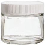 4oz Clear Drying Jar Greenwood Products with PTFE Lined Cap-0